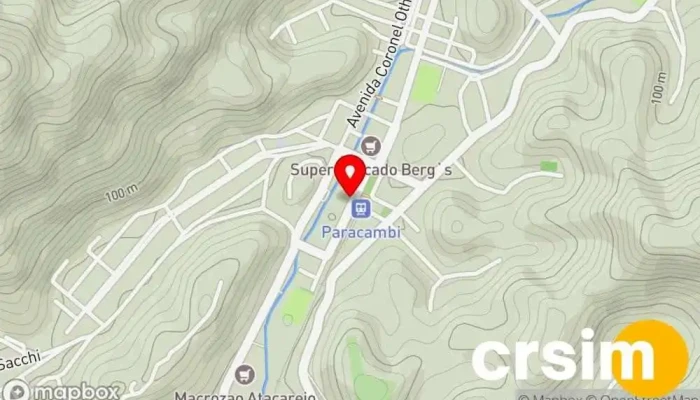 mapa de Cacau Show-Paracambi Loja de chocolates em Paracambi