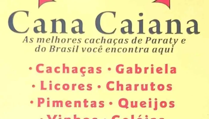 Cachacaria Cana Caiana Do Proprietario - Paraty