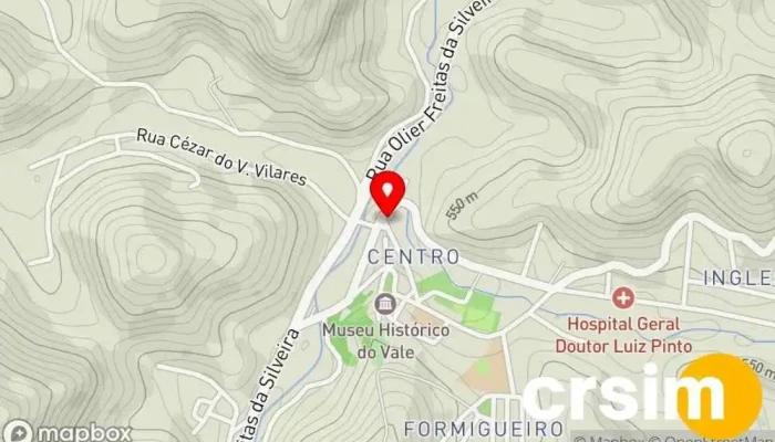 mapa de Café da Vila - Rio das Flores Cafeteria em Rio das Flores
