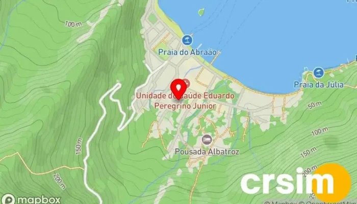 mapa de Camping Sossego Loja de artigos para acampamento, Hotel em Angra dos Reis
