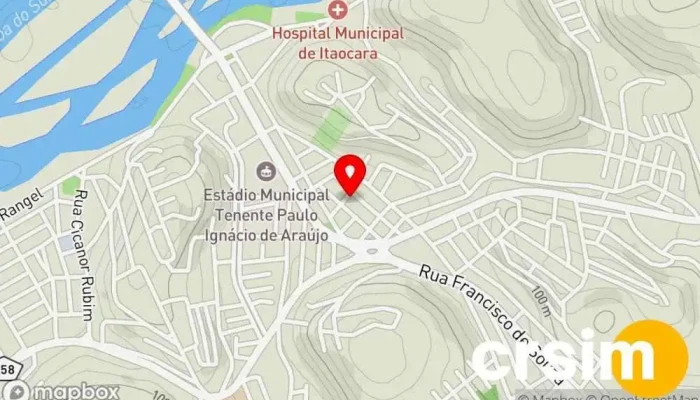 mapa de Candy Kids Loja em Itaocara
