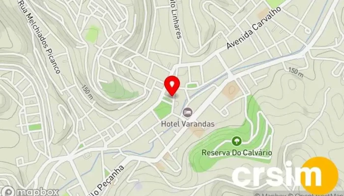 mapa de Casa Coragem - Miracema Loja de materiais de construção em Miracema
