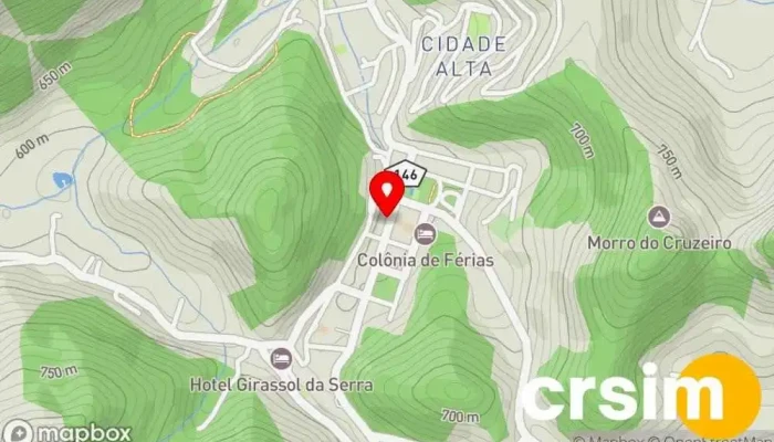 mapa de Casa da Fortuna Casa lotérica em Santa Maria Madalena