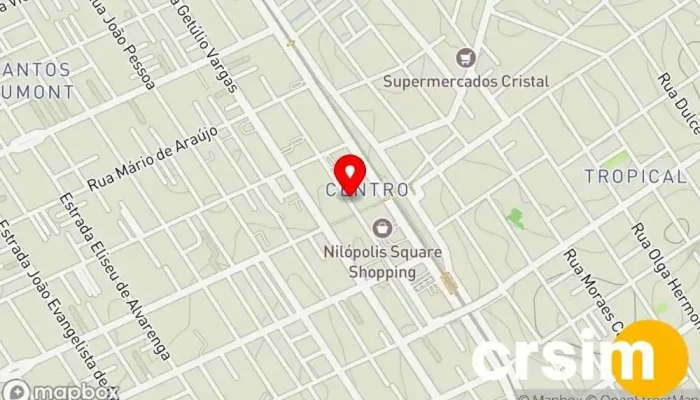 mapa de Casa das Meias Loja de Roupa em Nilópolis