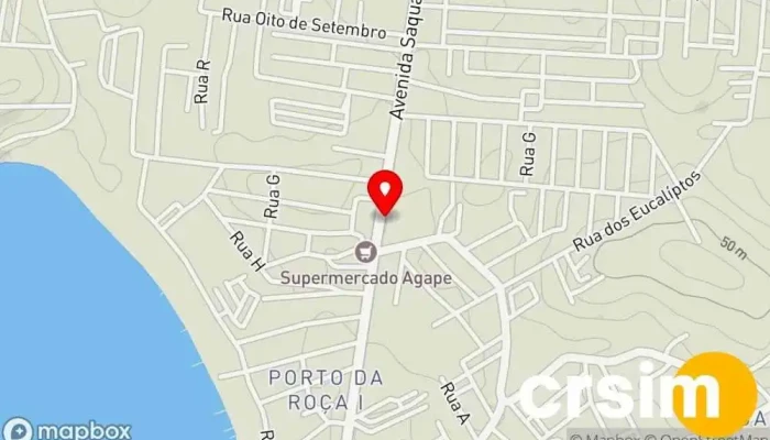 mapa de Casa Das Tintas Saquarema Loja de tintas em Saquarema