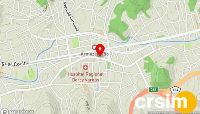 mapa de Casa do Grão Rio Bonito Loja de produtos naturais em Rio Bonito