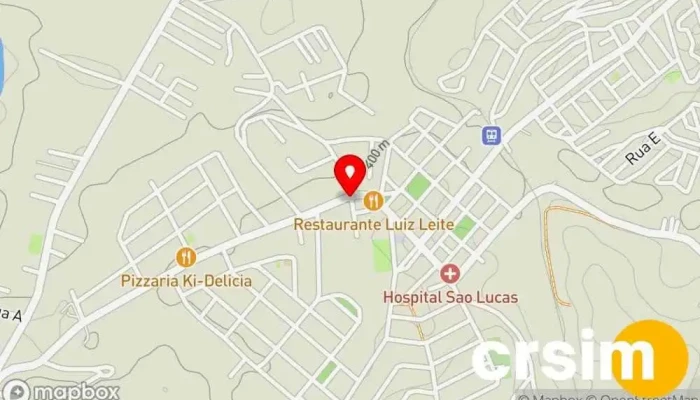 mapa de Casa do Produtor Loja de ração em Quatis