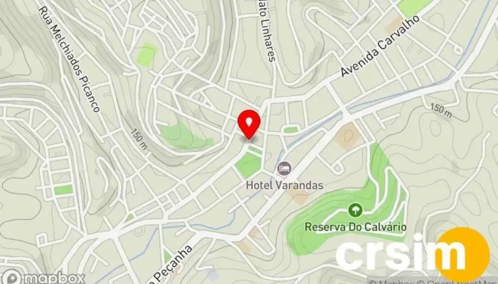 mapa de Casa Mascote Loja em Miracema