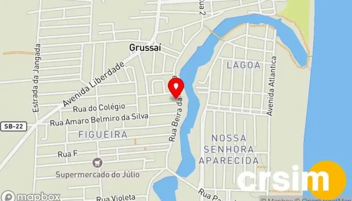 mapa de Casa Nova Presentes Loja de presentes, Loja de eletrodomésticos, Loja de bicicleta, Loja de malas e bolsas, Loja de variedades em São João da Barra