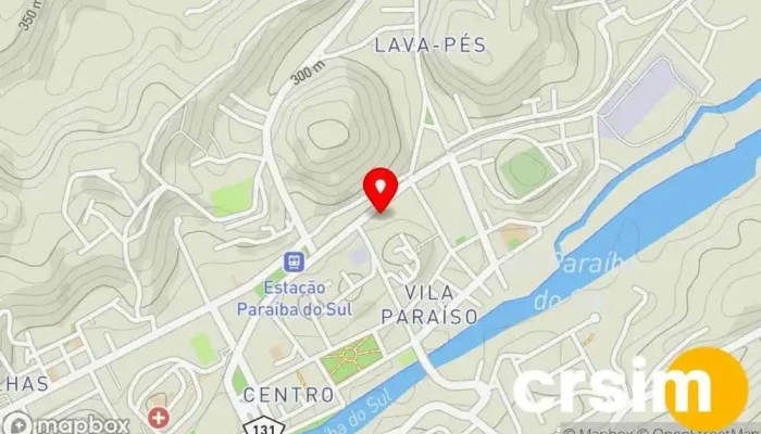 mapa de Casa Valle Loja de móveis em Paraíba do Sul