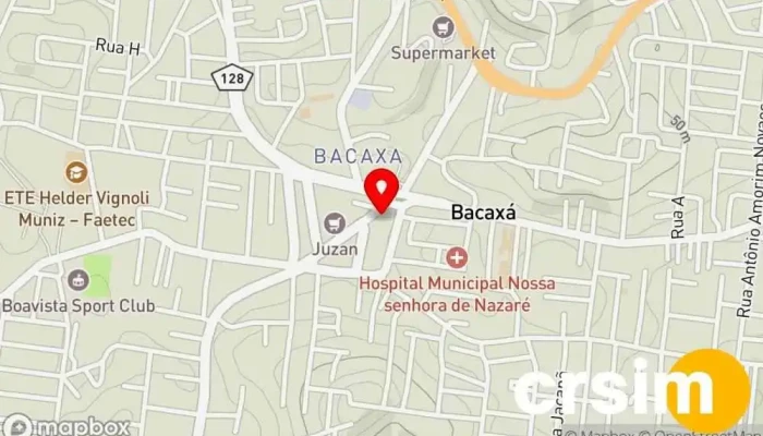 mapa de Casas Bahia Loja de departamento, Loja em Saquarema