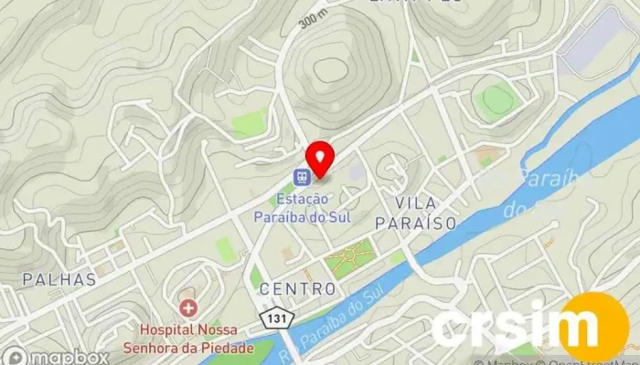 mapa de Catwalk Sports Loja de artigos esportivos em Paraíba do Sul
