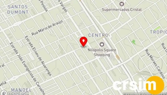 mapa de CBK Fashion Loja de Roupa, Loja de moda feminina em Nilópolis