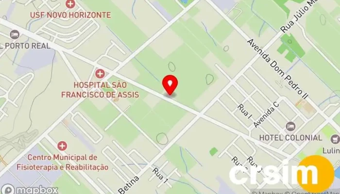 mapa de Centro de Distribuição - Móveis Direto Loja de móveis em Porto Real