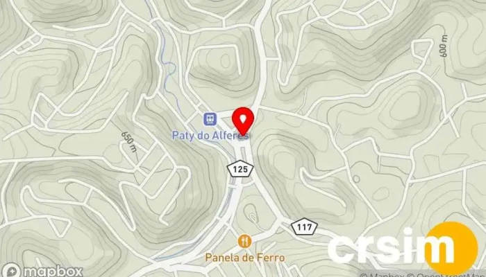 mapa de Centro de Estética Adonai Centro de saúde e beleza em Paty do Alferes