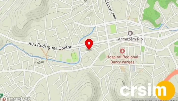 mapa de Centro  em Rio Bonito