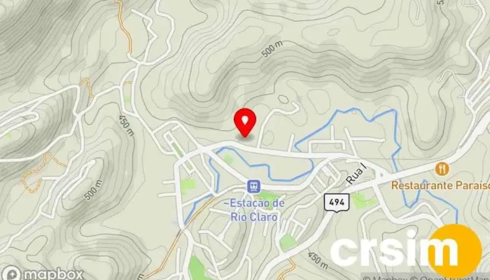 mapa de Centro  em Rio Claro