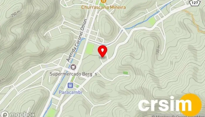 mapa de Centro Médico Popular Paracambi Hospital particular, Médico em Paracambi