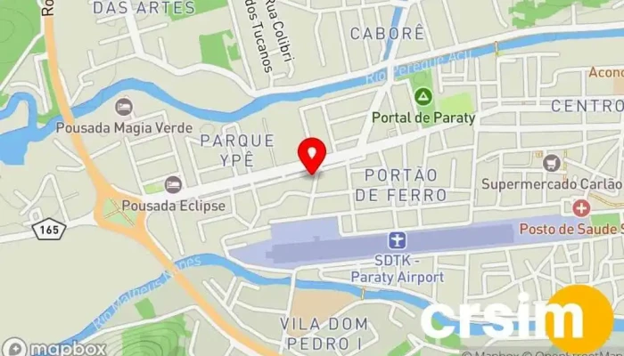 mapa de Ceramica RM Loja de materiais de construção em Paraty