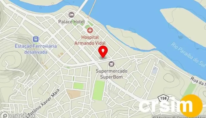 mapa de Chácara Flor De Maio Floricultura em São Fidélis