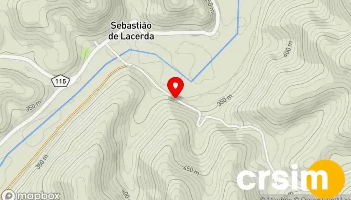 mapa de chacara lacerda Complexo de condomínio em Rio das Flores