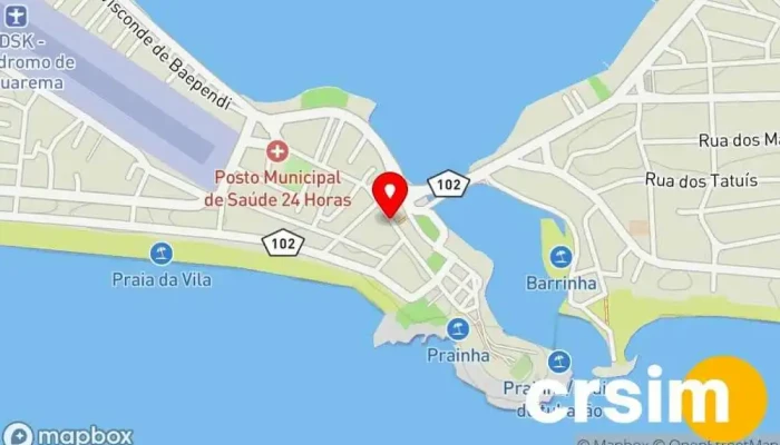 mapa de Chante Loja de Roupa em Saquarema
