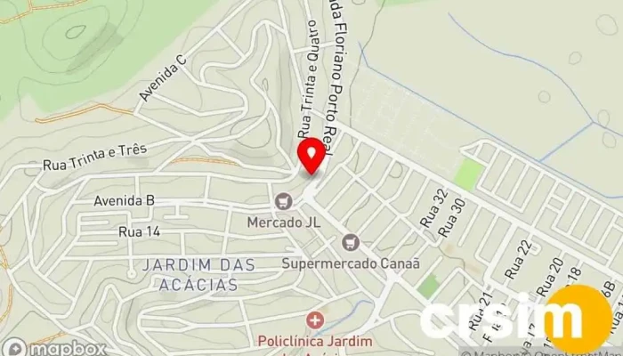 mapa de Chiquinho Auto Peças Loja de autopeças em Porto Real