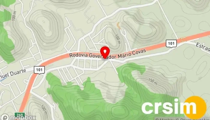 mapa de CISAN - Festa e Casual Loja de Roupa em Rio Bonito