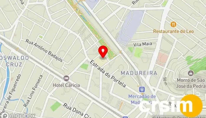 mapa de Claro Empresa de telecomunicação em Rio de Janeiro