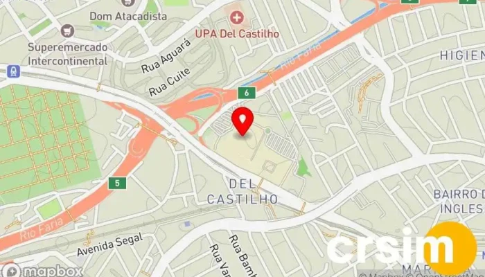mapa de Claro Empresa de telecomunicação, Loja em Rio de Janeiro