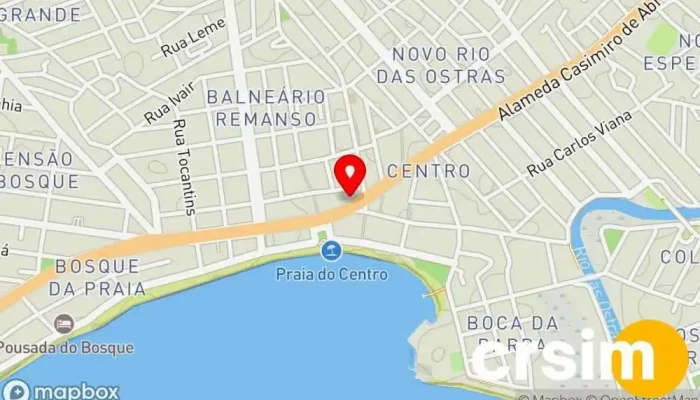 mapa de Claro Empresa de telecomunicação em Rio das Ostras