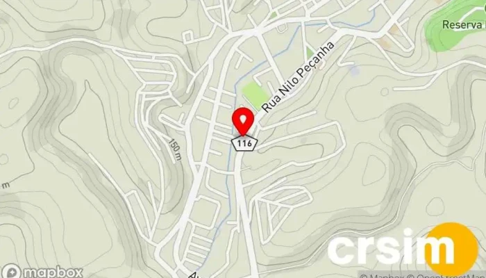 mapa de Cláudia Presentes Loja de Roupa em Miracema