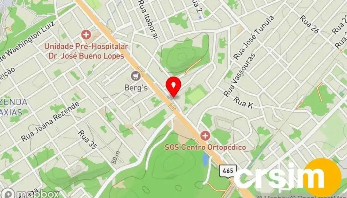 mapa de Closet da Ste Loja de Roupa em Seropédica