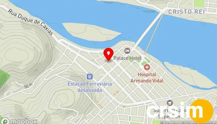 mapa de Club Men Barbearia e Moda Masculina Barbearia, Loja de roupas com tamanhos especiais em São Fidélis