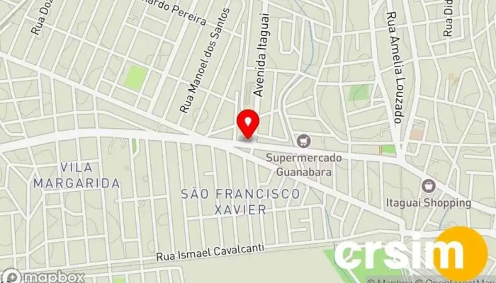 mapa de Conceição Calçados Loja de calçado em Itaguaí