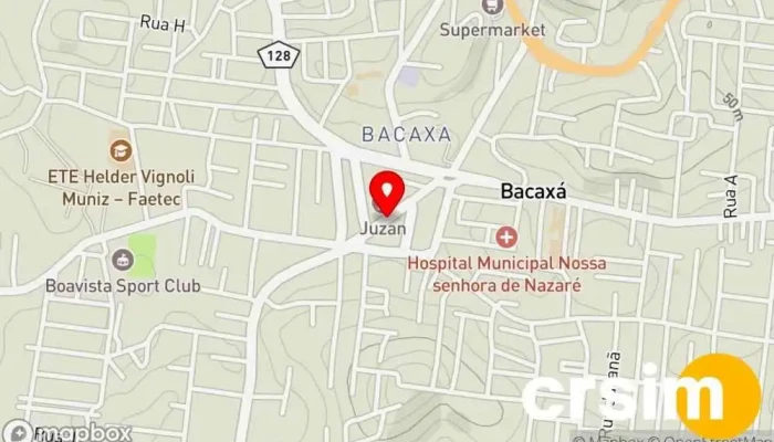 mapa de Construcenter Saquarema Ltda Loja de materiais de construção em Saquarema