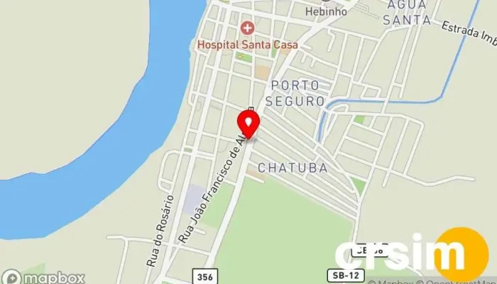mapa de Cremilce Artigos Em Geral Loja em São João da Barra