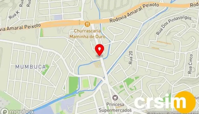 mapa de Cresci e Perdi Maricá Loja de moda infantil em Maricá