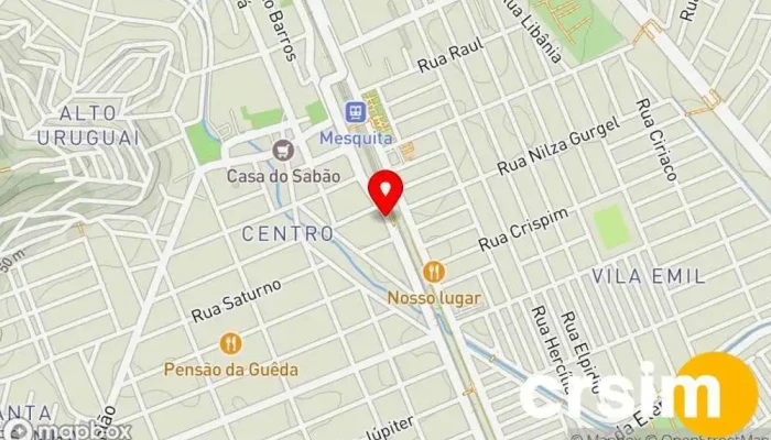 mapa de Cresci e Perdi Mesquita Loja infantil em Mesquita