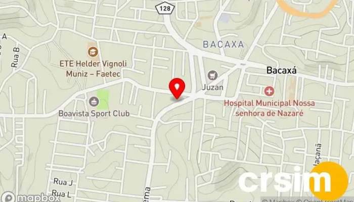 mapa de Cresci e Perdi Saquarema Rio de Janeiro Loja de moda infantil em Saquarema