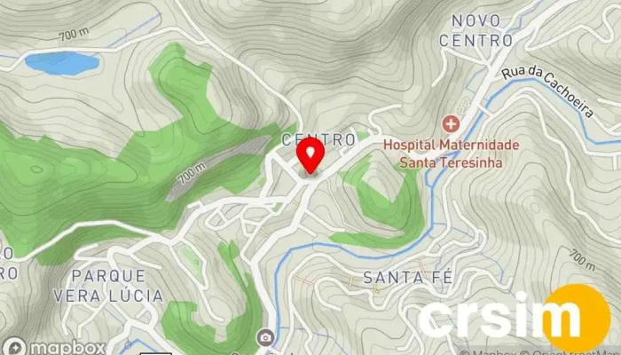 mapa de Criativa Boutique Loja de Roupa em São José do Vale do Rio Preto
