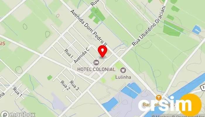 mapa de Cristina Modas Loja em Porto Real