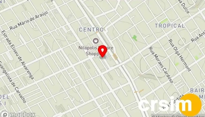 mapa de Cruz d Mariah Loja de Roupa, Loja de acessórios de moda, Loja de moda feminina em Nilópolis
