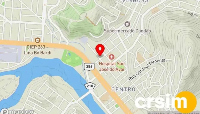 mapa de d'Branco Loja de Roupa em Itaperuna