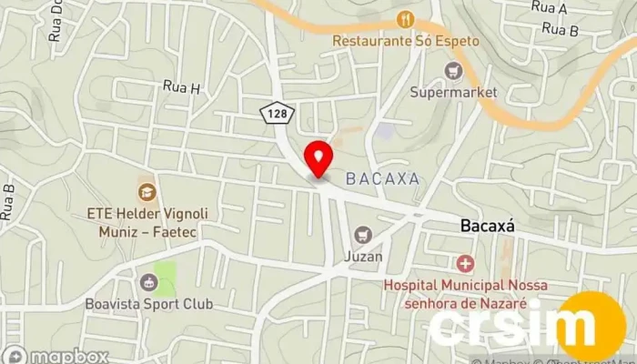 mapa de Delas Moda Plus Loja de roupas com tamanhos especiais em Saquarema