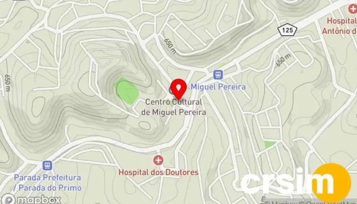 mapa de Depósito de Doces Lavinas Doceria em Miguel Pereira
