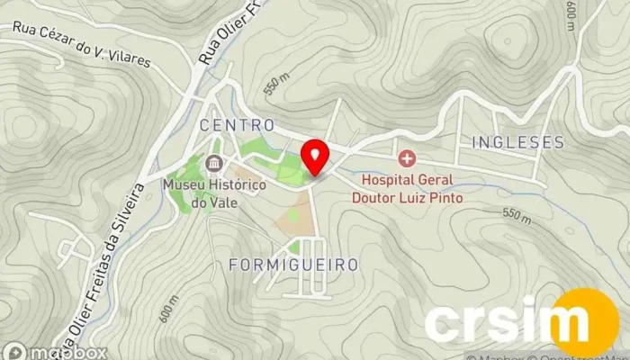 mapa de Detran RJ Escritório do Governo do Estado em Rio das Flores