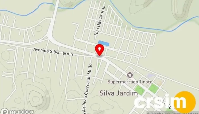 mapa de Deusa Do Amor Store Loja de Roupa em Silva Jardim