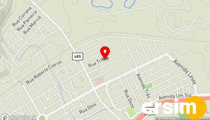 mapa de Dicorpo Itatiaia Loja de roupas esportivas em Itatiaia