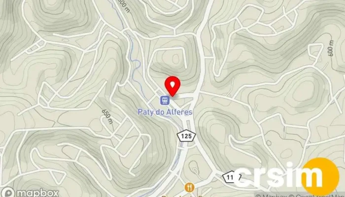 mapa de Diogo Modas Loja de Roupa em Paty do Alferes